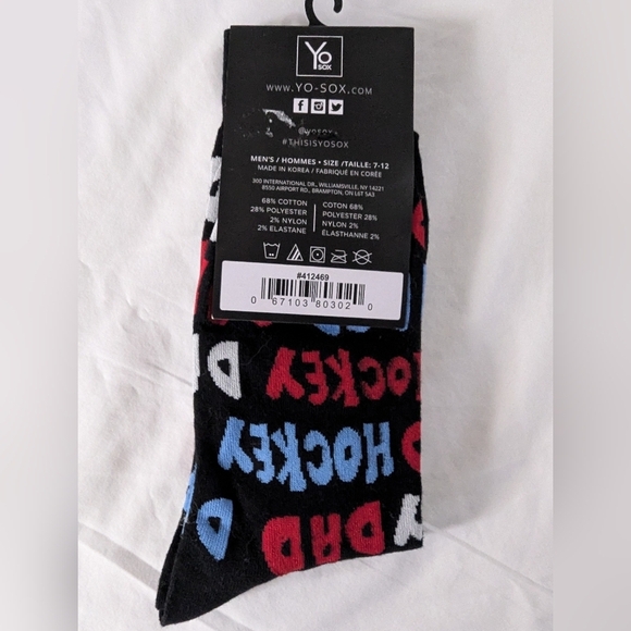 Men's hockey Dad Crew Sock. New with tags - Picture 4 of 7